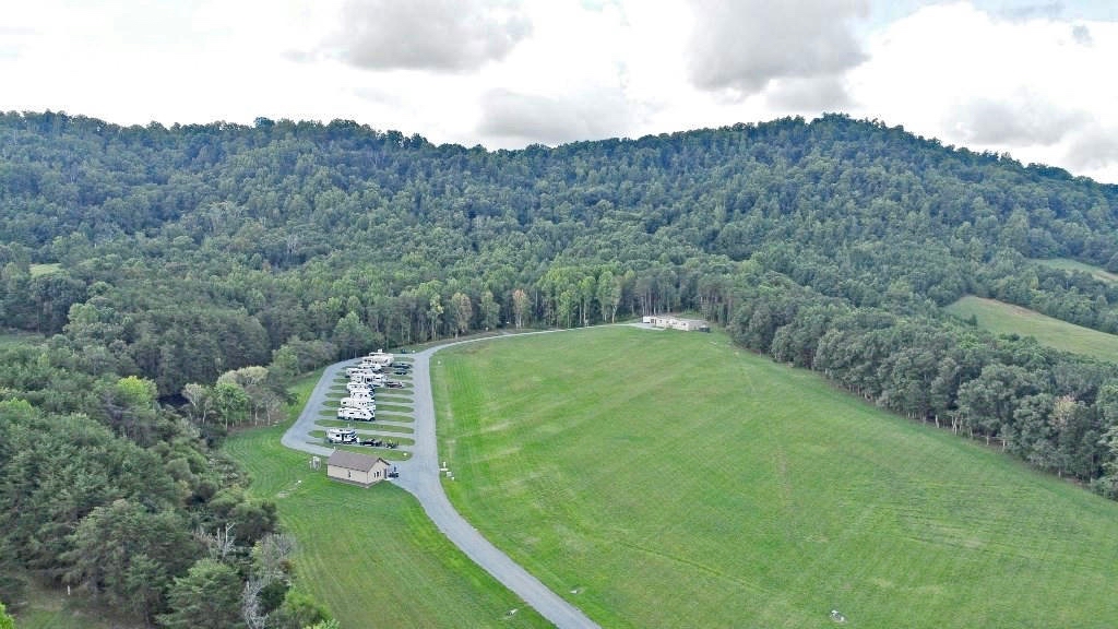 Aerial view of White Sands RV Resort