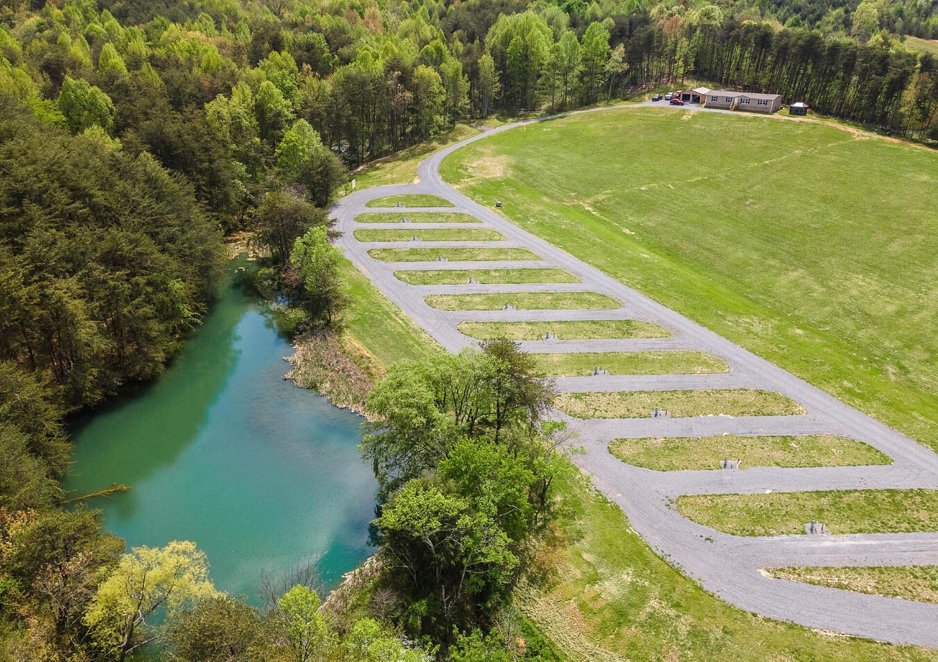 Pond & Pull-Thru Sites